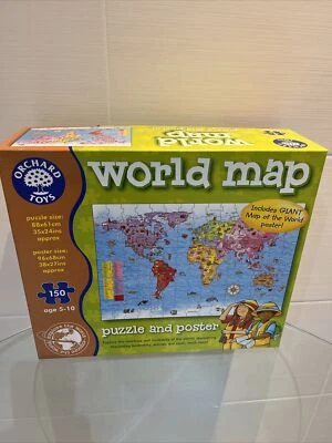 £7 • Buy Orchard Toys World Map Jigsaw Puzzle (150)