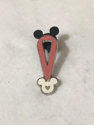 Disney Hidden Mickey 2010 Enamel Trading Pin Series Pink Lanyard Medal 3 Of 5 • $3