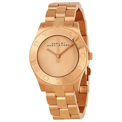 Marc By Marc Jacobs MBM3127 Blade Rose Gold Ion Plated Womens Watch • $209.99