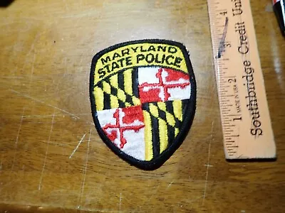 Maryland I State Trooper Early Vest Patch Obsolete Bx 10 #30 • $7.99