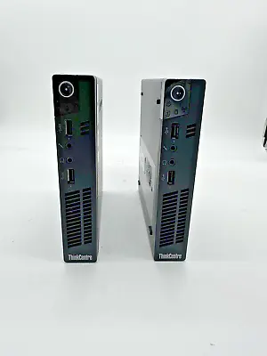 LOT Of 2 Lenovo ThinkCentre M72e | I3-2120T@2.6GHz | 8GB RAM | • $50