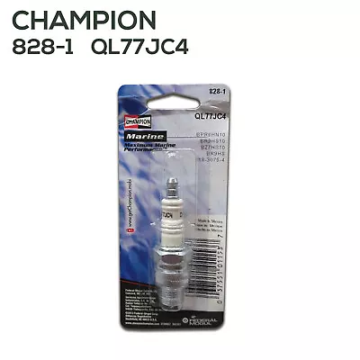 Champion 828-1 QL77JC4 Marine Spark Plug  • $17.97