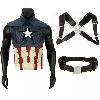 Endgame Captain America Cosplay Costume Accessories Steven Rogers Armor Props • $134.09