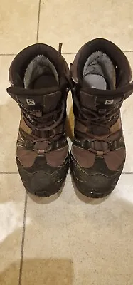 Salomon Goretex Walking Boots Mens Size UK 8 Contagrip Waterproof  • £54