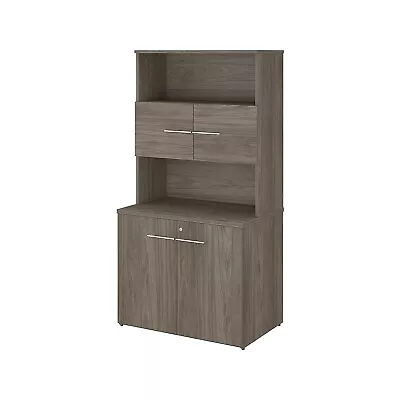 Bush Business Furniture Office 500 70 Storage Cabinet With 4 Shelves Modern • $747.91