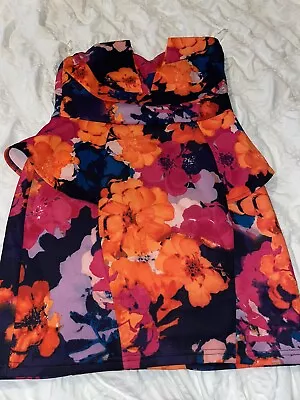 £0.99 • Buy Lipsy Multicoloured Dress Size 12