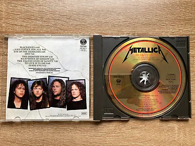 METALLICA  …..AND JUSTICE FOR ALL “Gold” CD • £49.99