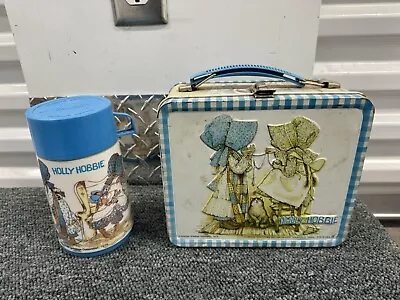 Holly Hobbie Metal Vintage Lunch Box With Thermos 1970s By Alladin Industries • $34.99