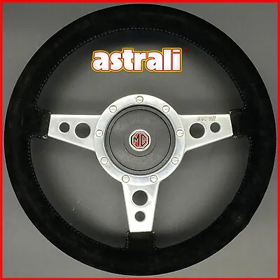 13  Alcantara MG Midget Sports Steering Wheel & Boss Kit 1970-1980 • $124.27