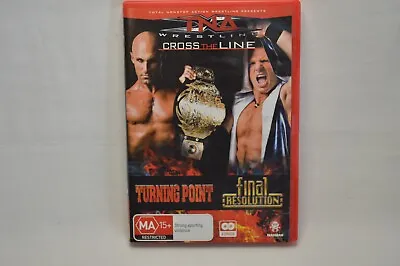 TNA Cross The Line DVD (Turning Point - Final Resolution) 2009 Madman AJ Styles • $27.60