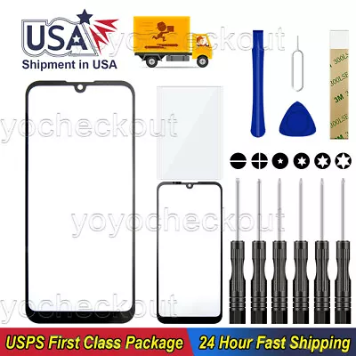 For Motorola Moto E6S XT2025-2 Replacement Front Outer Glass Lens Screen Tool • $14.19