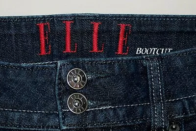 ELLE Women's Bootcut Stretch Blue Denim Jeans ~ Tag Size 2R • $12.90