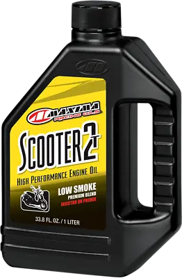 Maxima Racing Oil Scooter 2T 2-Stroke Injection Or Premix Oil 1 Liter #26901 • $19.75