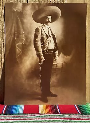 Mexican Revolution General Emiliano Zapata Vintage Studio Photo 16x20 • $19.99