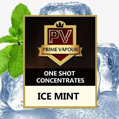 £14.99 • Buy Ice Mint One Shot Concentrate E Liquid Flavouring 100/200ml Diy Vape Juice Mix