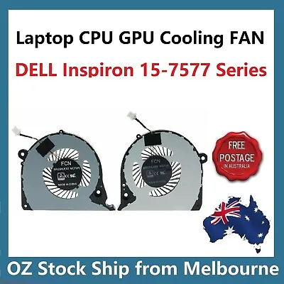 CPU GPU Cooling Fan For DELL Inspiron 15 Gaming 7577 G7 7588 Vostro 7580 7570 • $28