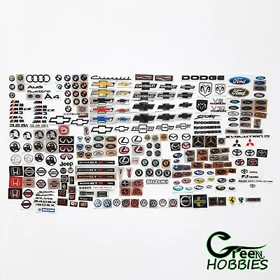 RC 1/10 Scale Emblem Badge Stickers Decal Car Drift Onroad Garage Truck Logo • $0.87