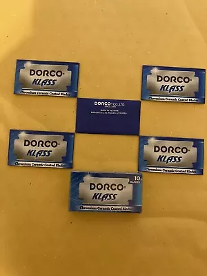 $2.15 • Buy 5 Double Edge Razor Blades, Dorco Klass