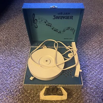 Vintage DeJay Swinger Portable Children's Record Player SP-5 *missing Needle • $39.90