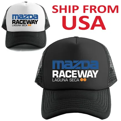 Mazda Raceway Laguna Seca Circuit Adjustable Trucker Hat Adult Size • $25.99