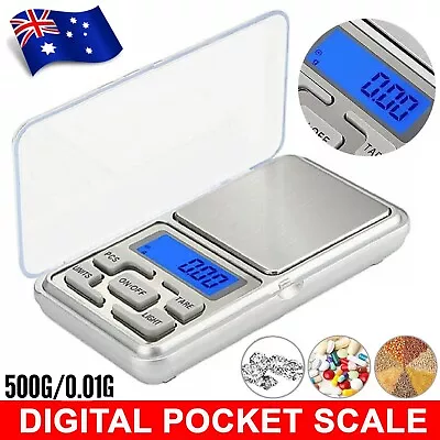 Mini Digital Pocket Scales Precision Weight Balance Scales Gram Jewellery Scales • $15.49