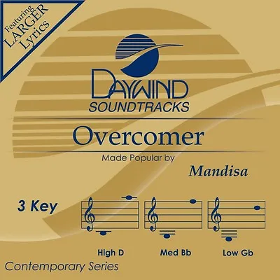 Mandisa - Overcomer - Accompaniment /Performance Track - New • $9.99
