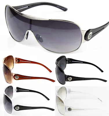 Mens DG Eyewear Shield Wrap Sunglasses Fashion Designer Shades Large One Lens • $8.95