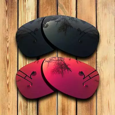 Polarized Stealth Black & Purple Red Replacement Lenses For-Oakley Felon • $13.88