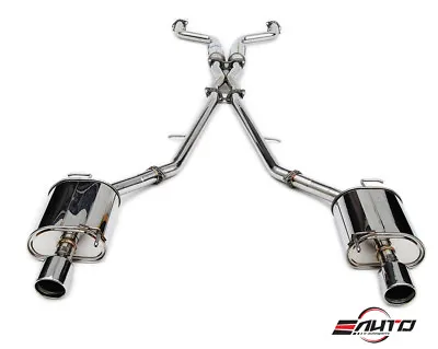 INVIDIA Q300 Roll Stainless Tip Catback Exhaust For Sedan G35 G37 G37x Q40 07-15 • $1240.40