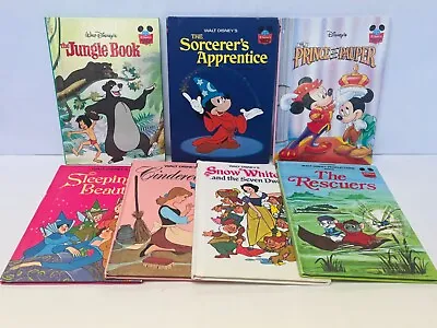 Vintage Disney Wonderful World Of Reading Children's Books Set Of 7 (D) BIN 99 • $19.95