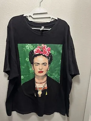 Vintage Frida Kahlo Mexican Art T-shirt Size 2XL • $30