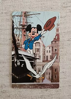 Swap Card Vintage 60's Japanese ¾ Size Playing Card Disney's Mickey Mouse  • $2.57