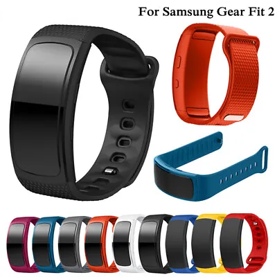 Silicone Watch Strap For Samsung Gear Fit2 Pro Band Wristband Fit 2 SM-R360 • $12.54