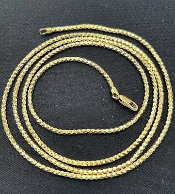 Veronese .925 Sterling Silver Gold Vermeil Necklace (34 ) • $100