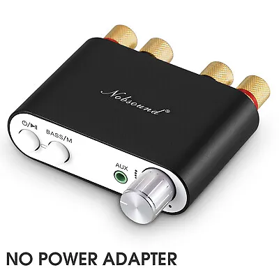 Nobsound Mini 100W Power Amplifier Bluetooth Stereo Audio Amp NO POWER ADAPTER • £26.99