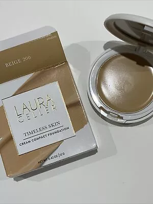 Laura Geller Timeless Skin Cream Compact Foundation Beige 200 12g Boxed • £10.95