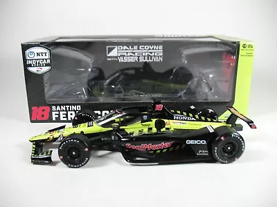 1:18 Greenlight #18 Dale Coyne Racing Indycar Signed By Santino Ferrucci • $9.99