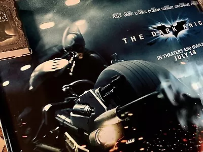 The Dark Knight Vinyl Movie Poster Banner • $299.99