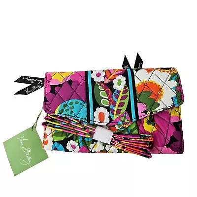 Vera Bradley Purse Strap Wallet Va Va Bloom Floral Crossbody Mini Hipster NEW • $34.99