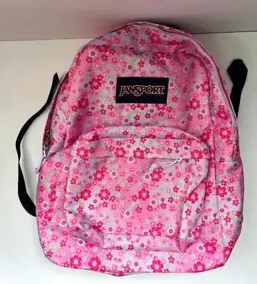 JanSport Big Student Pink Floral Blossom Backpack • £27.60