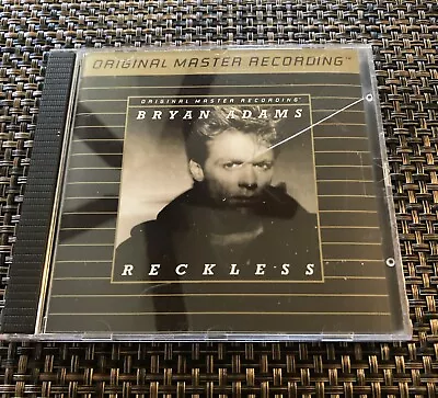 Bryan Adams - Reckless - MFSL 24k Gold CD UDCD 544 - RARE See Desc • $49