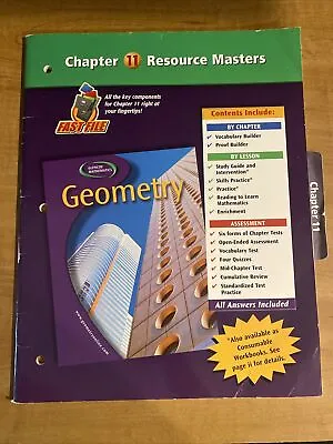 Glencoe McGraw Hill - Geometry Chapter 11 Resource Masters • $6