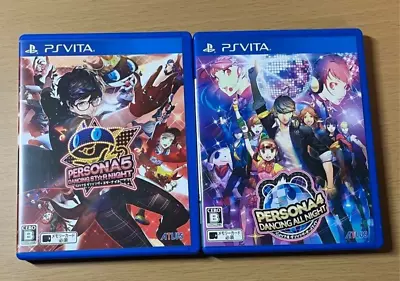 Persona 4 Dancing All Night & 5 Dancing Star Night Set PS Vita PSV Japanese Ver • $92.35