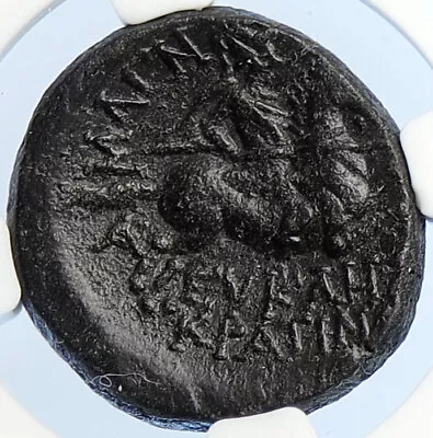 MAGNESIA IONIA 200BC Authentic Ancient Greek HORESEMAN WARRIOR Coin NGC I106039 • $1118.80