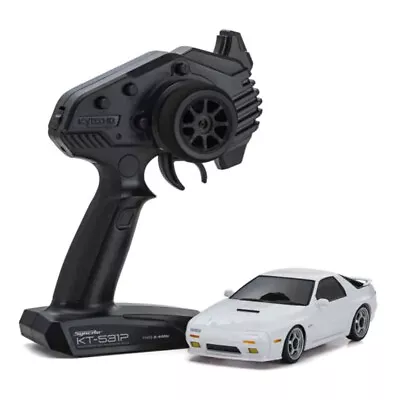 Kyosho Mini-Z AWD Mazda Savanna RX-7 FC3S White Readyset RTR RC Car Kit #32634W • $209.99