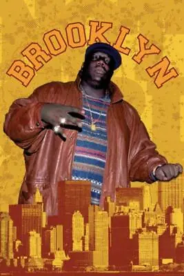 $13.98 • Buy Notorious BIG Biggie Smalls Rapper Brooklyn NYC Skyline Music Poster 24x36