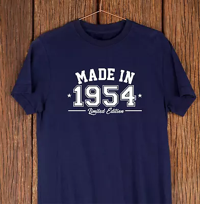 Made In 1954 T-Shirt - Novelty 70th Birthday Gift 70th Birthday T-Shirt • £13.99