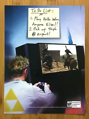 The Legend Of Zelda Twilight Princess Gamecube/Wii 2006 Print Ad/Poster Official • $14.99