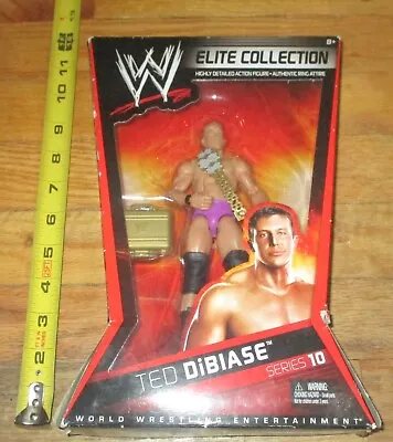 2010 WWF WWE Mattel Ted DiBiase Jr Elite Wrestling Figure Series 10 Purple • $49.99