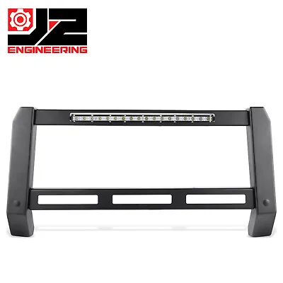 Fit 19-23 Silverado/Sierra 1500 Bull Bar Push Bumper Grille Guard + LED Strip • $512.88